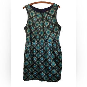 Mystic Granny Square Sheath Dress XL Cottagecore Grannystyle Crafter Yarn